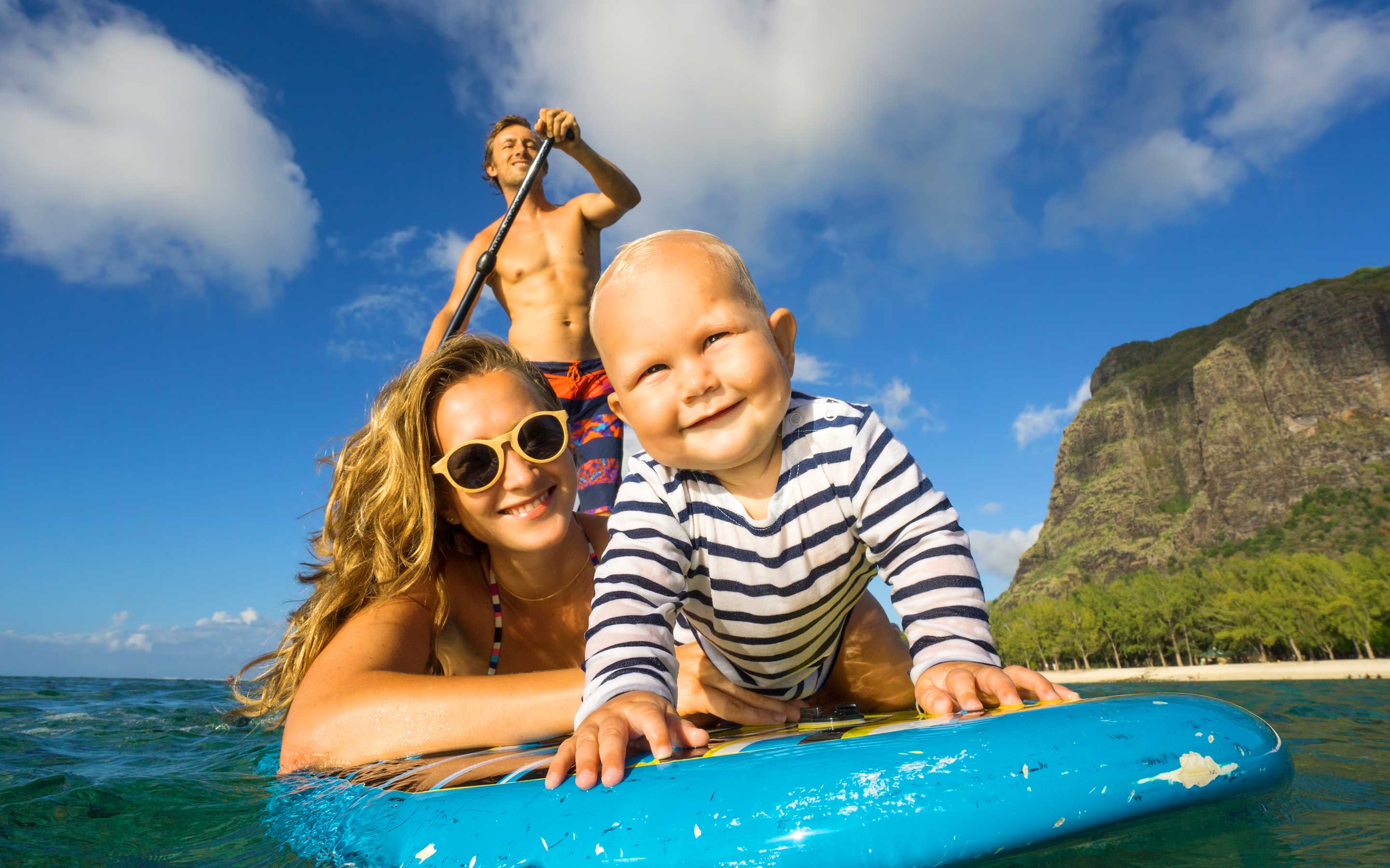 Família em viagem